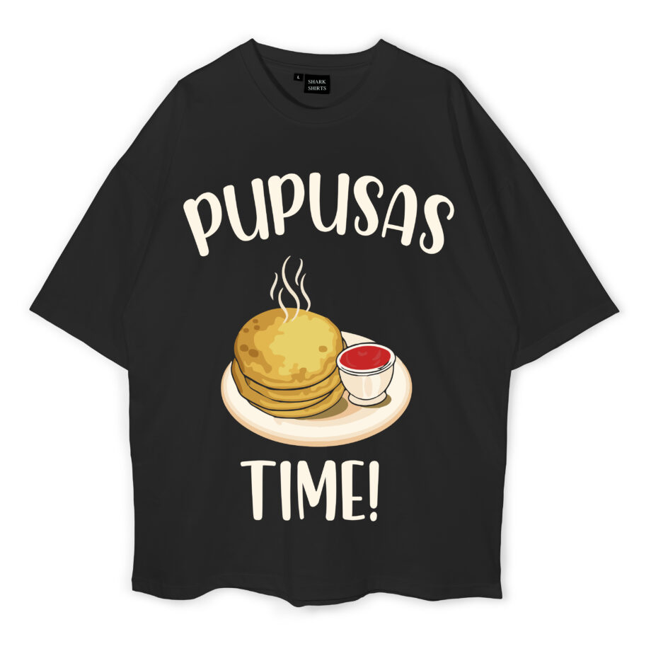 Pupusas Time Oversized T-Shirt