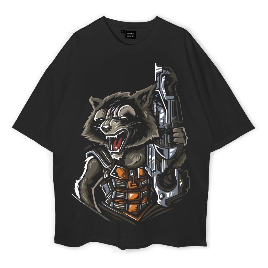 Rocket Raccoon Oversized T-Shirt