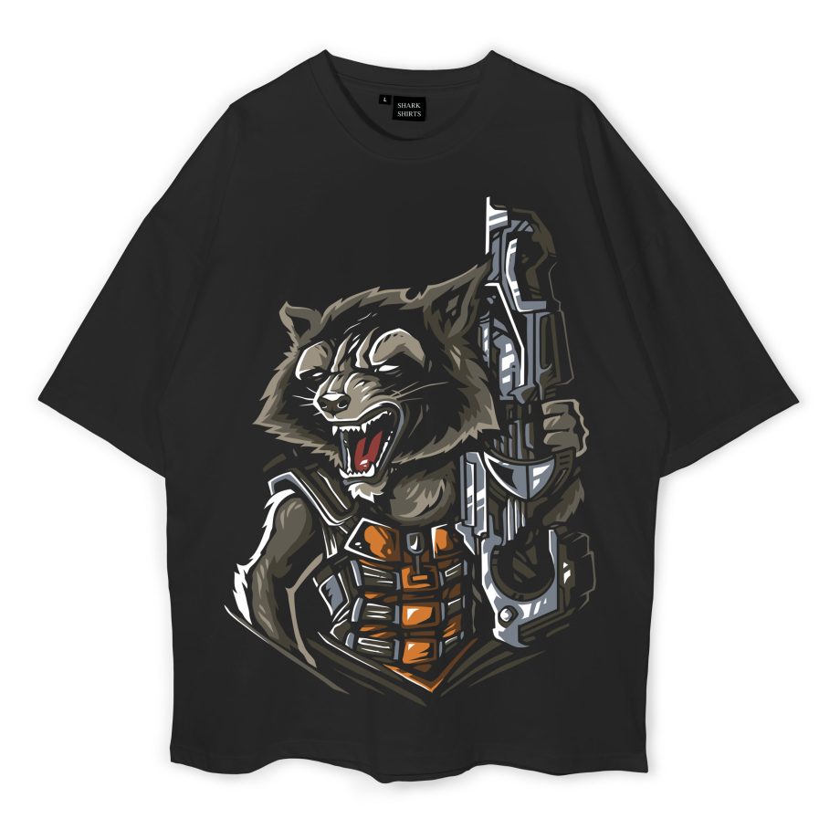 Rocket Raccoon Oversized T-Shirt