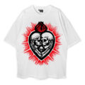 Sacred Heart Skull Oversized T-Shirt