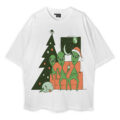 Skowi Alien Christmas Oversized T-Shirt