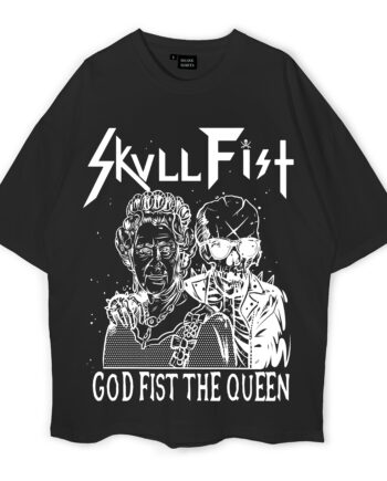 Skull Fist Oversized T-Shirt