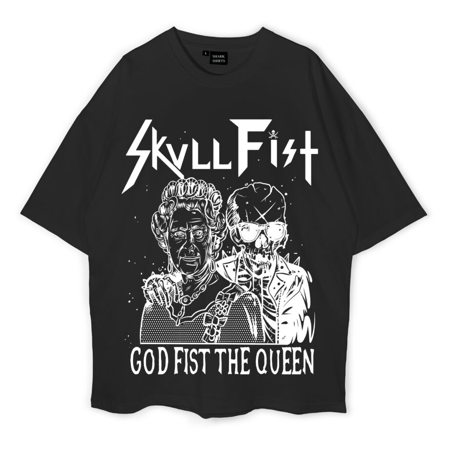 Skull Fist Oversized T-Shirt