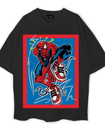 Sneakerhead Spider Man Oversized T-Shirt