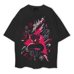 Spider-Man Oversized Black T-Shirt