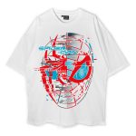 Spider-Man Oversized White T-Shirt