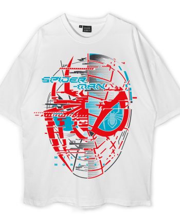 Spider-Man Oversized White T-Shirt