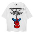 Spider-Man Oversized White T-Shirt