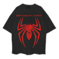 Spiderman Logo Clipart Red Oversized T-Sshirt