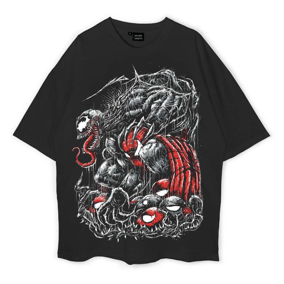 Venom Black Oversized T-Shirt