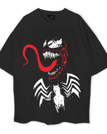Venom Black Oversized T-Shirt