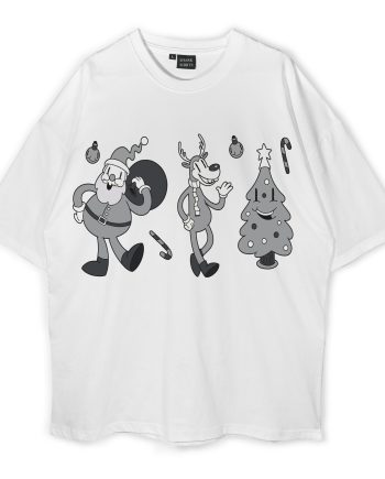 Vintage Santa Oversized T-Shirt