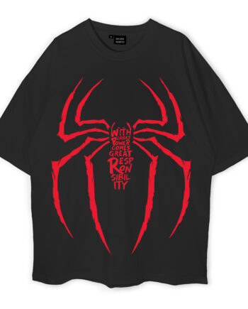 With Great Power Oversized T-Shirt