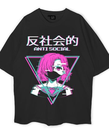Antisocial Oversized T-Shirt