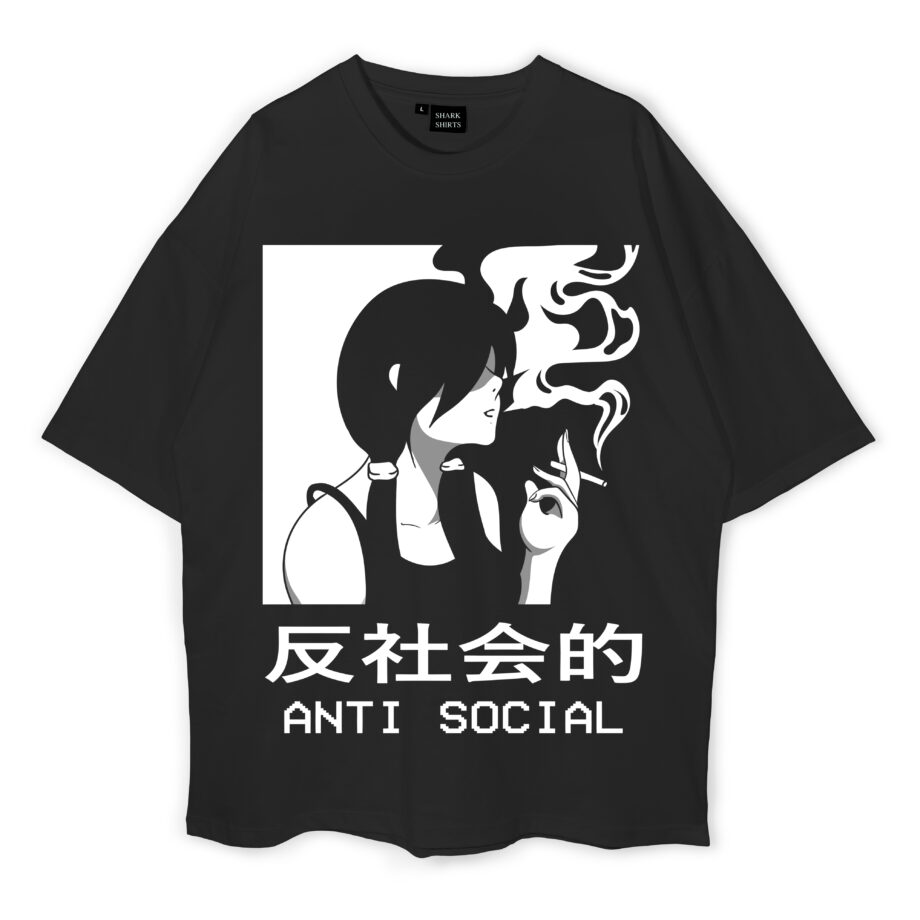 Antisocial Oversized T-Shirt