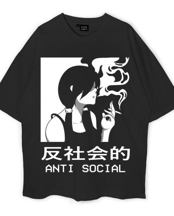 Antisocial Oversized T-Shirt