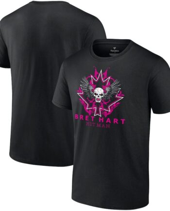 Bret Hart Hitman Maple Leaf T-Shirt
