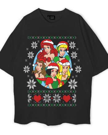 Christmas At The Princess Oversized T-Shirt