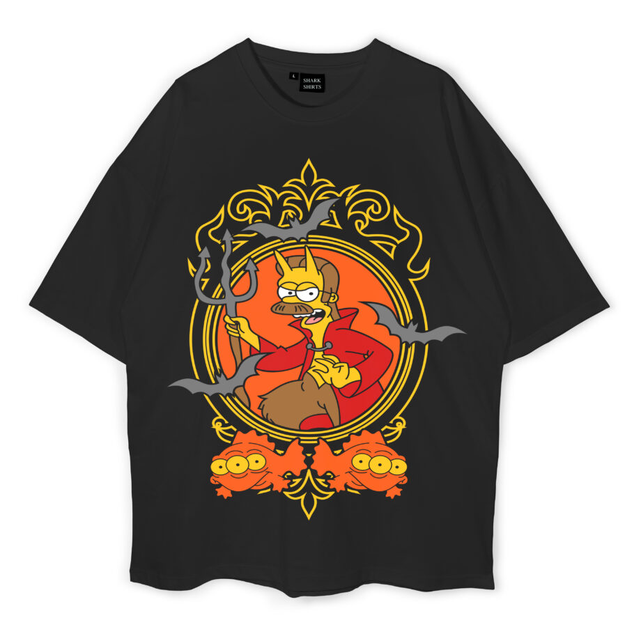 Flanders The Devil Oversized T-Shirt