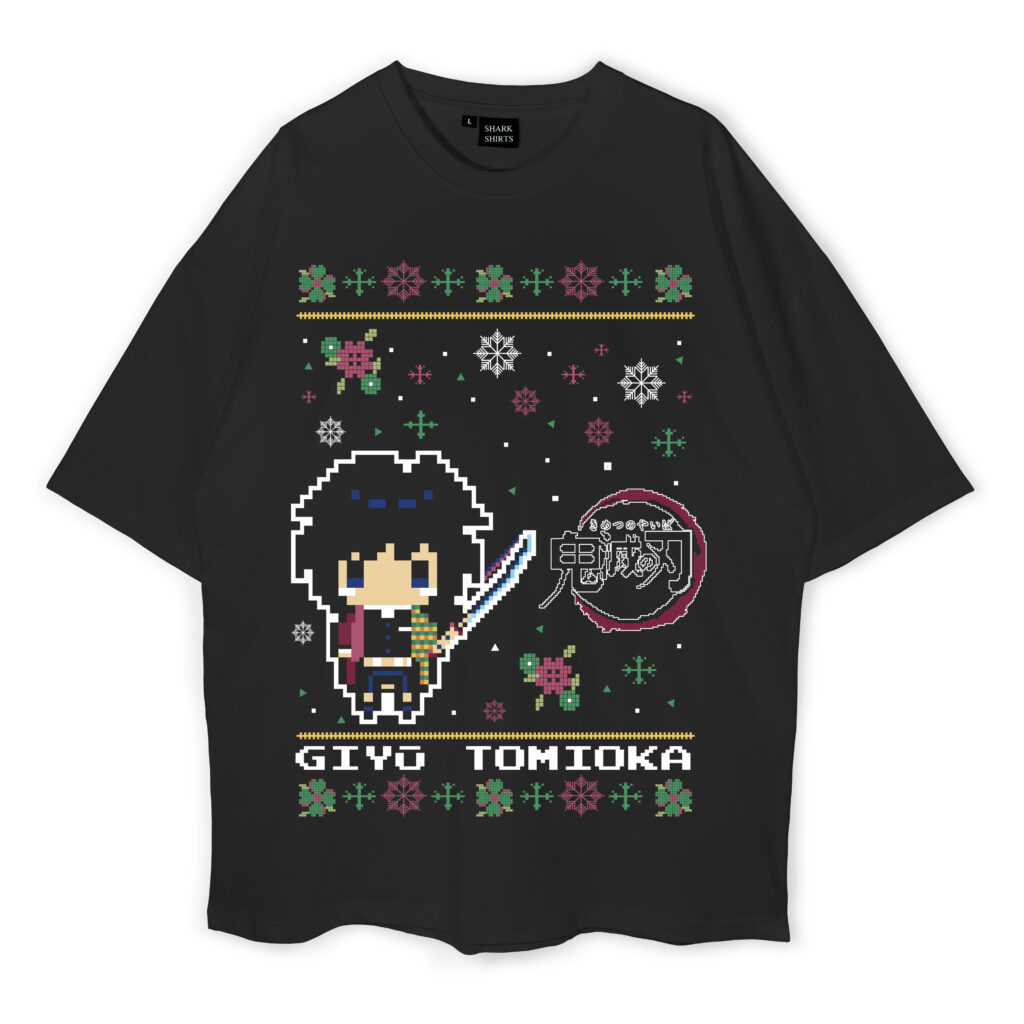 Giyu Tomioka Oversized T-shirt - Shark Shirts