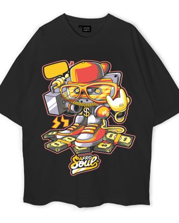 Hip Hop Time Tantama Oversized T-Shirt