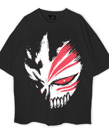 Hollow Mask Oversized T-Shirt
