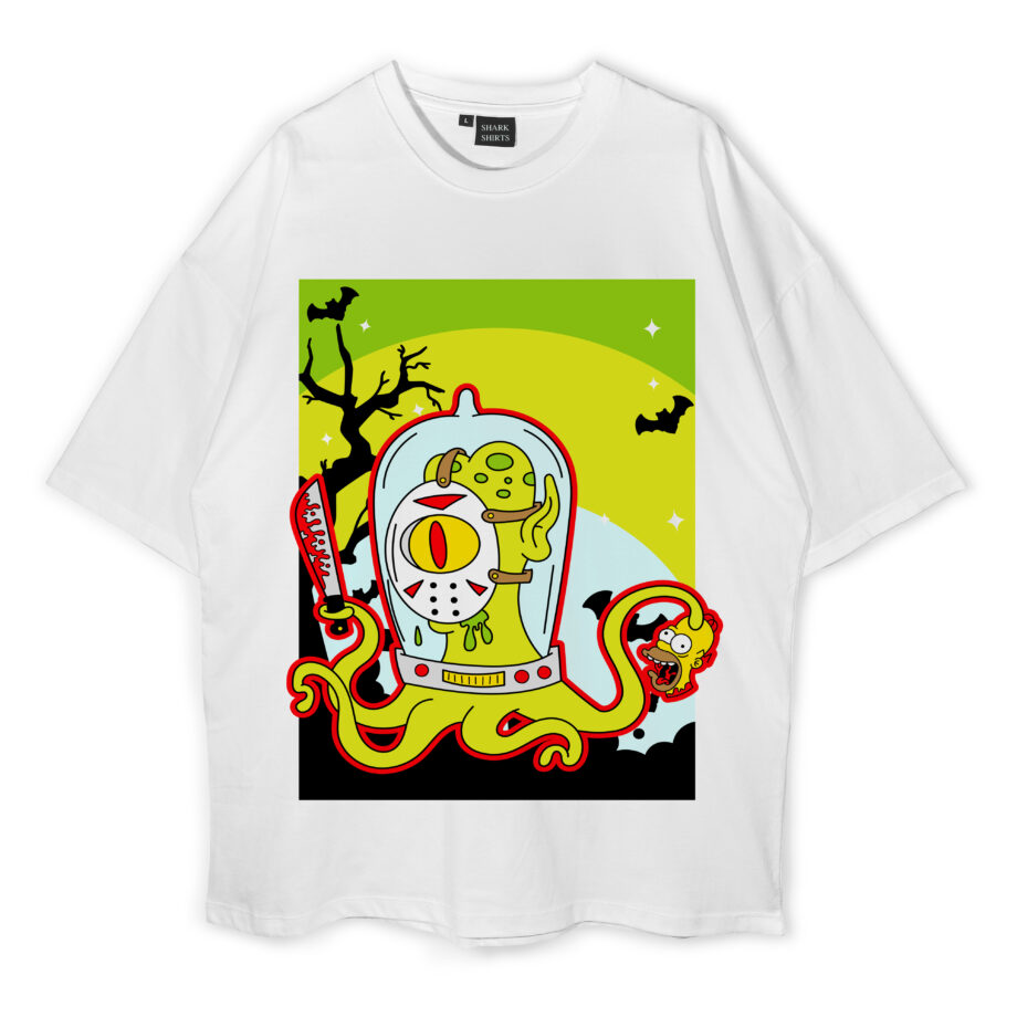 Kang And Kodos Oversized T-Shirt