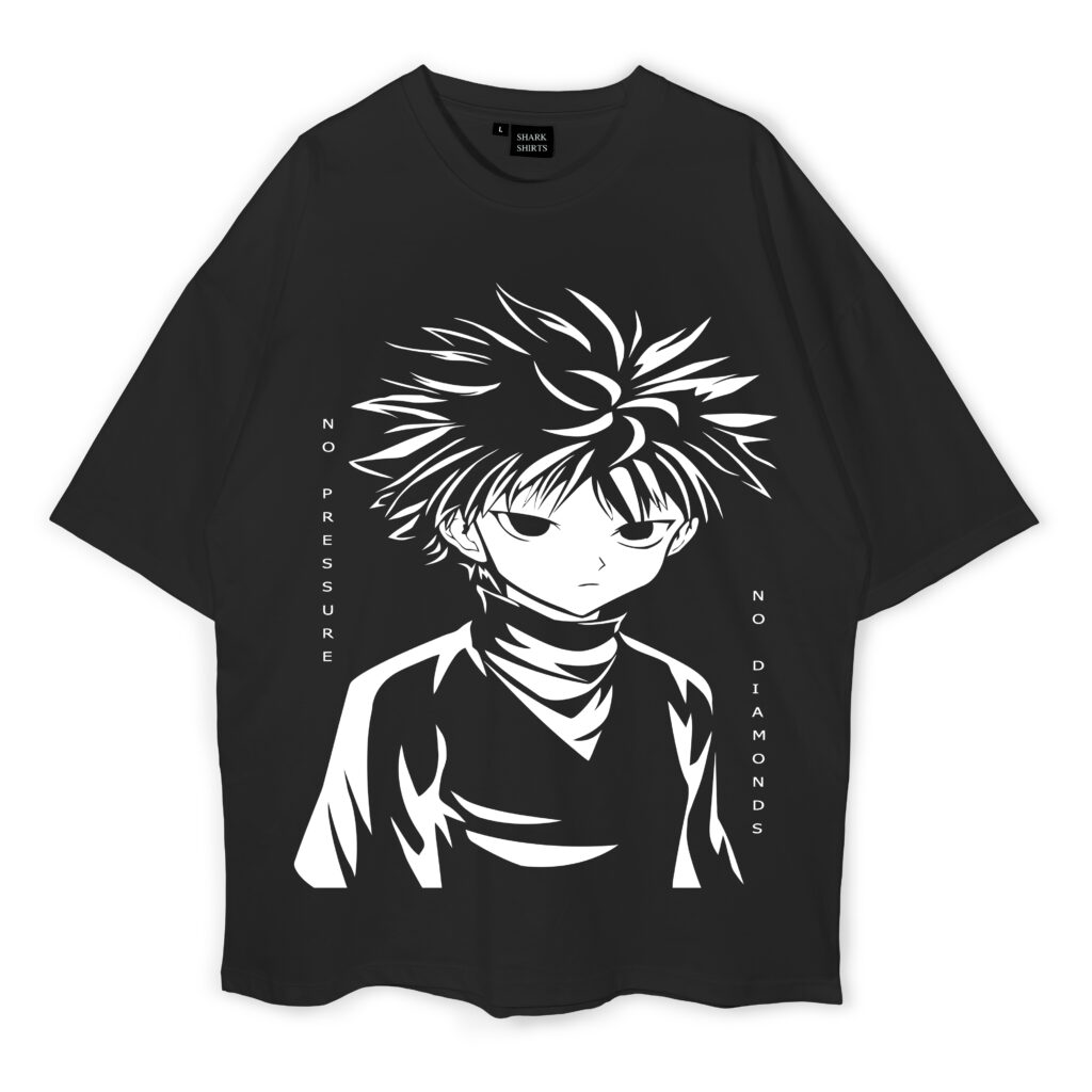 Killua Zoldyck Oversized T-Shirt - Shark Shirts