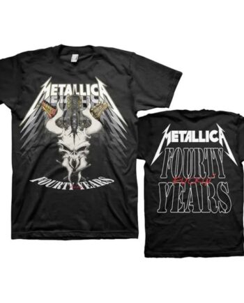 Metallica Anniversary Forty Years T-Shirt
