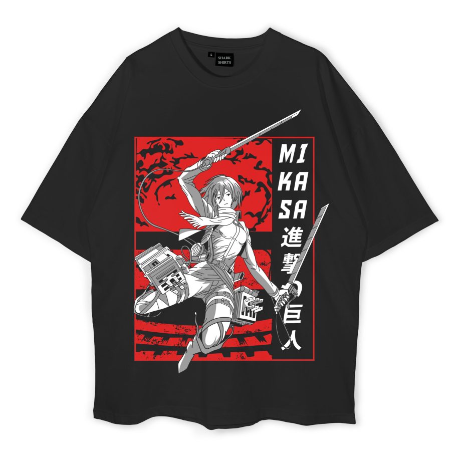 Mikasa Ackerman Oversized T-Shirt