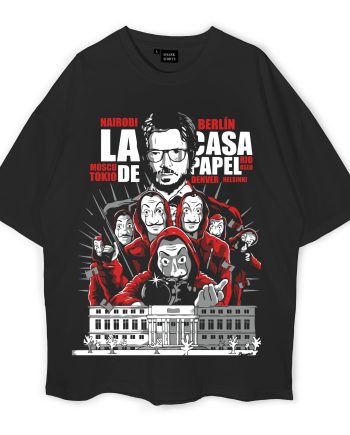 Money Heist Oversized T-Shirt