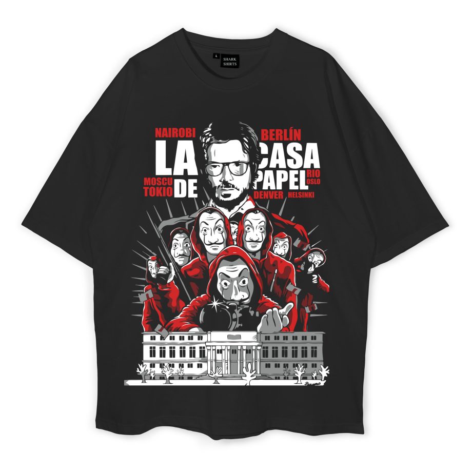 Money Heist Oversized T-Shirt