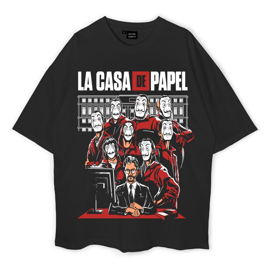 Money Heist Oversized T-Shirt