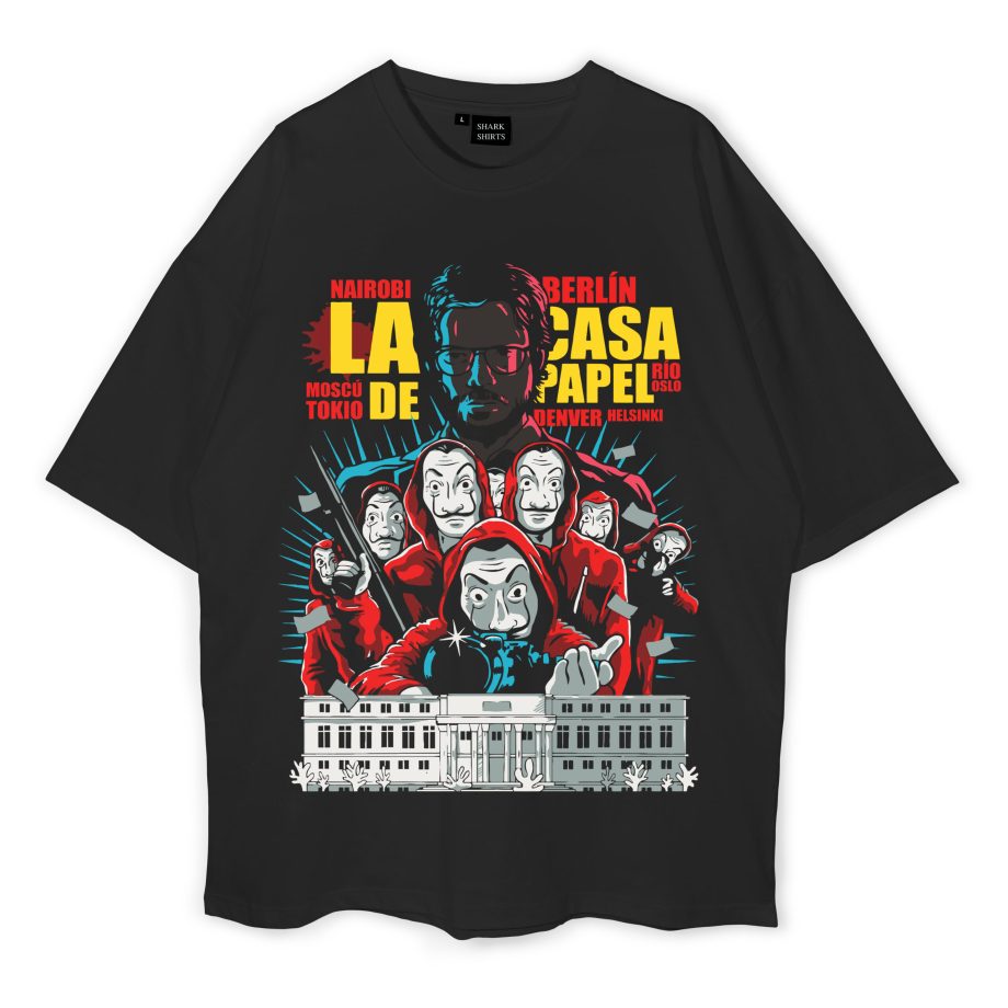 Money Heist Oversized T-Shirt