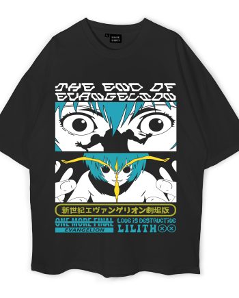 Neon Genesis Evangelion Oversized T-Shirt