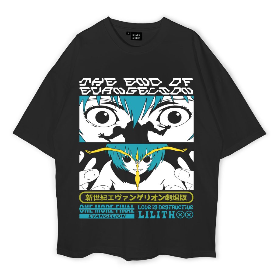 Neon Genesis Evangelion Oversized T-Shirt