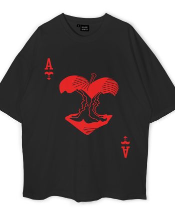 Playing Card Oversized T-Shirt