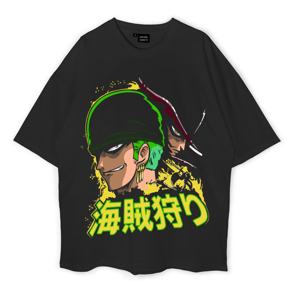 Roronoa Zoro Oversized T-Shirt - Shark Shirts