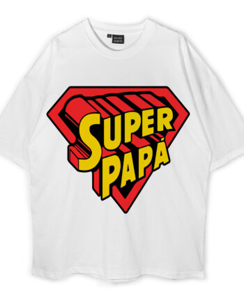 Super Papa Oversized T-Shirt