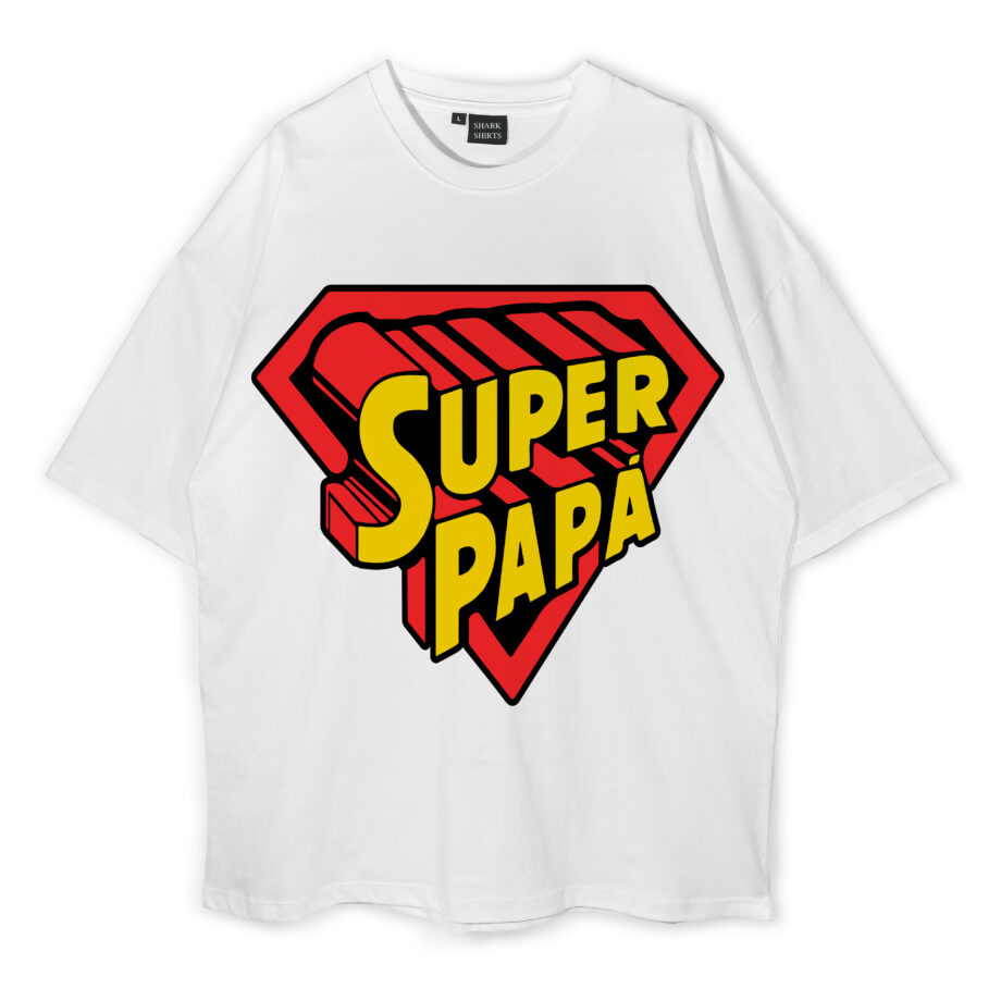 Super Papa Oversized T-Shirt