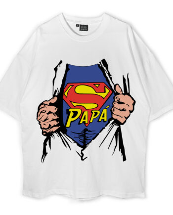 Super Papa Oversized T-Shirt