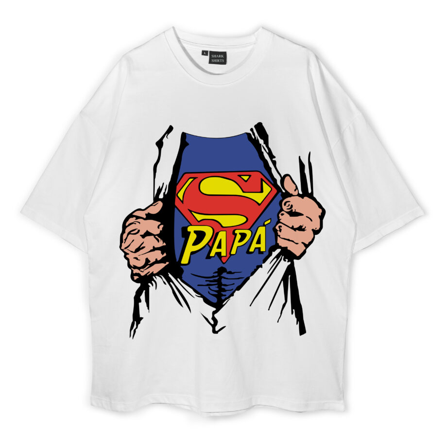 Super Papa Oversized T-Shirt