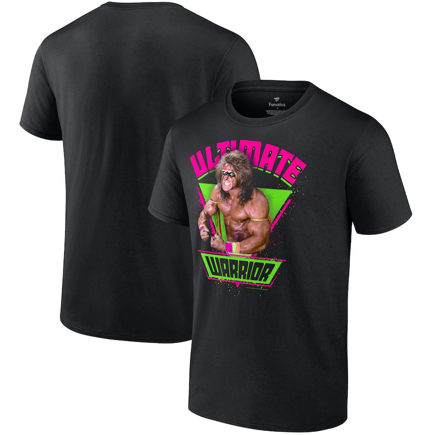 Men's WWE Ultimate Warrior Logo Graphic Tee White Medium