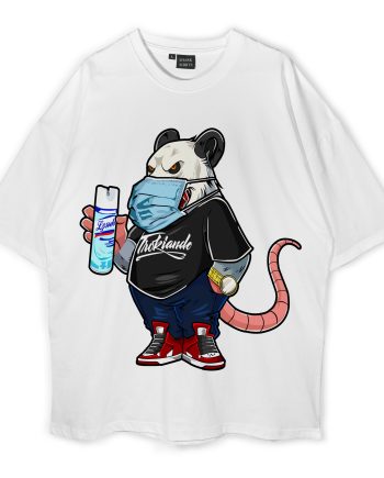 Trokiando Canvas Oversized T-Shirt