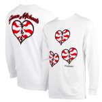 Zebra Hearts Long Sleeve T-Shirt