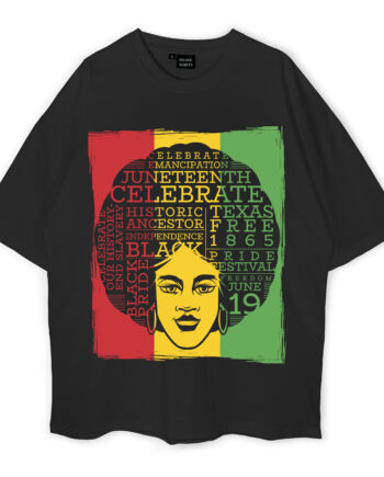 African Woman Oversized T-Shirt