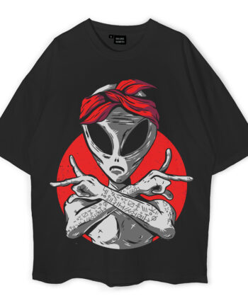 Alien Cool Oversized T-Shirt