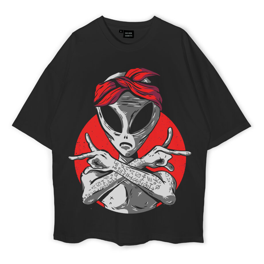 Alien Cool Oversized T-Shirt