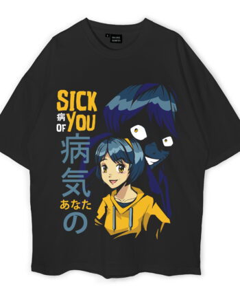 Anime Girl Kawaii Oversized T-Shirt