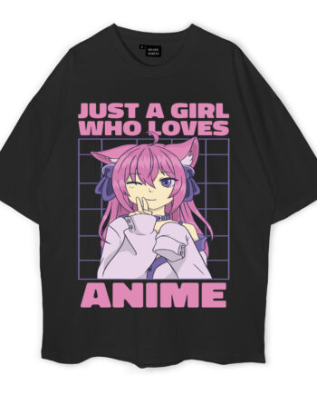 Anime Girl Oversized T-Shirt
